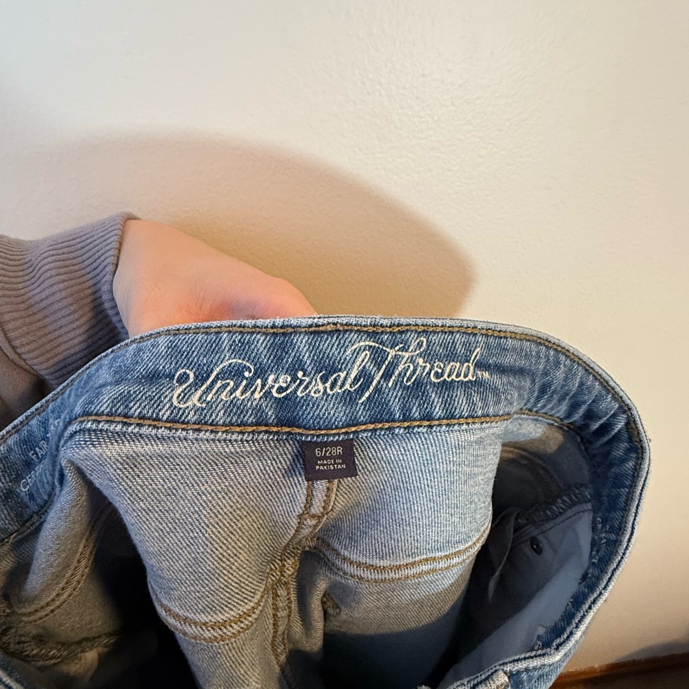 Universal Thread Wide Leg Crop Jeans